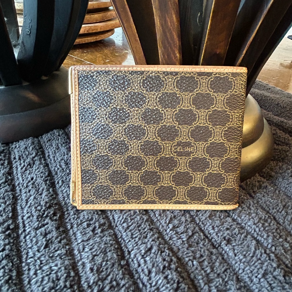 Celine Brown Monogram Wallet - image 1